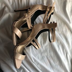 nude high heels